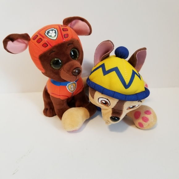 paw patrol plush keychain